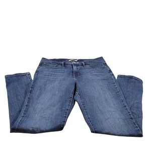 Levi's 311 Shaping Skinny Jeans Womens 32 Blue Excellent Mid Rise Stretch Denim